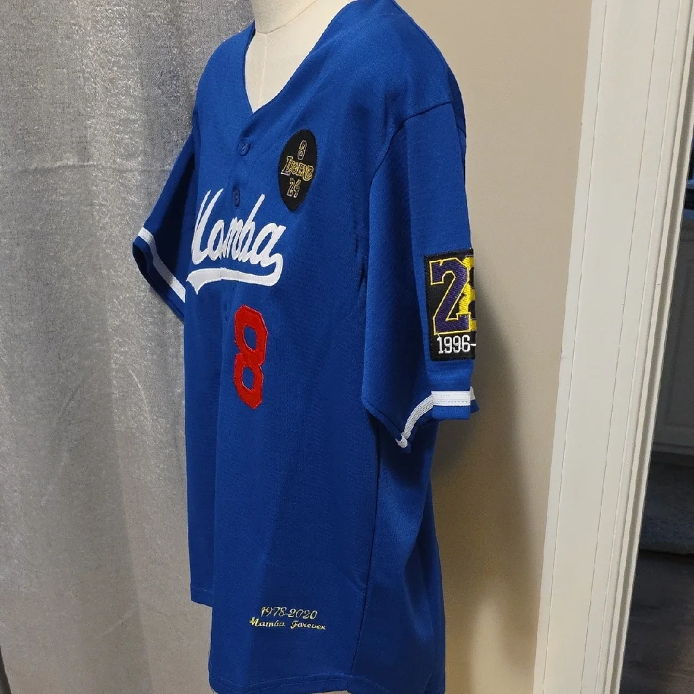 Blue Mamba Baseball Jersey - Picture 2 of 3
